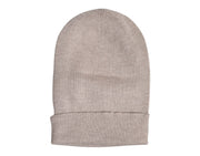 Dolce & Gabbana Beige Cashmere Knitted Winter Beanie Hat