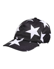Dolce & Gabbana Black Star Print Polyester Baseball Cap