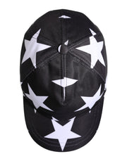 Dolce & Gabbana Black Star Print Polyester Baseball Cap