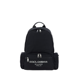 Dolce & Gabbana Black Nylon Backpack