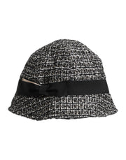 Dolce & Gabbana Black Cotton Blend Bucket Hat