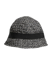 Dolce & Gabbana Black Cotton Blend Bucket Hat