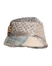 Dolce & Gabbana Multicolor Patchwork Embellished Bucket Hat