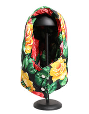 Dolce & Gabbana Multicolor Floral Print Whole Head Wrap Hat
