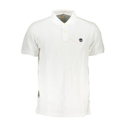 Timberland Bianco Organic Cotton Men Polo Shirt