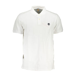 Timberland Bianco Organic Cotton Men Polo Shirt