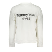 Tommy Hilfiger White Cotton Men Sweater