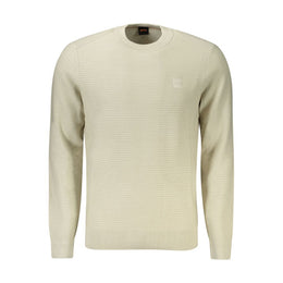 Hugo Boss Beige Cotton Sweater