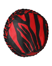 Dolce & Gabbana Black Red Stripe Polyester Wide Brim Bucket Hat