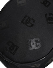 Dolce & Gabbana Black DG Monogram Polyester Jacquard Bucket Hat
