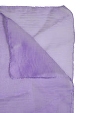 Dolce & Gabbana Purple Silk Rectangle Wrap Shawl Scarf