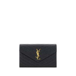 Saint Laurent Black Calf Leather Bos Taurus Shoulder Bag
