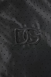 Dolce & Gabbana Black Long Sleeves Full Zip Bomber Jacket