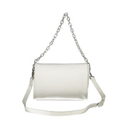 Mario Valentino White Polyethylene Handbag