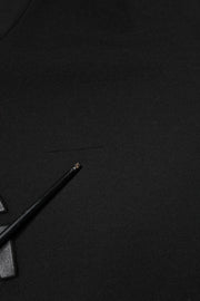 Dolce & Gabbana Black Cotton DG Crew Neck Pullover Sweater