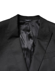 Dolce & Gabbana Black Single Breasted Formal 2 Piece Suit
