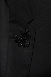 Dolce & Gabbana Black Wool Single Breasted 2 Piece Suit