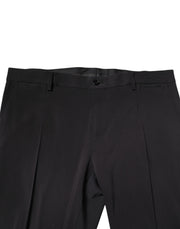 Dolce & Gabbana Black Wool Single Breasted 2 Piece Suit