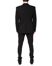 Dolce & Gabbana Multicolor Polyester Jacquard 2 Piece Suit