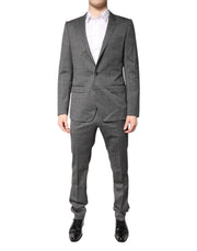 Dolce & Gabbana Gray Wool Single Breasted 2 Piece Suit