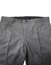 Dolce & Gabbana Gray Wool Single Breasted 2 Piece Suit