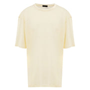 Corneliani Yellow Linen T-Shirt