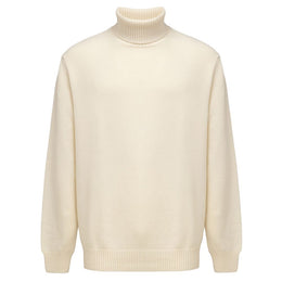 Cruciani White Cashmere Turtleneck