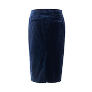 Tom Ford Blue Cotton Midi Skirt