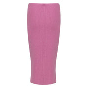 Tom Ford Pink Wool Midi Skirt