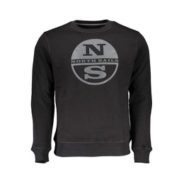 North Sails Black Cotton Sweatshirt
