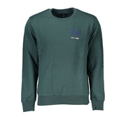 La Martina Green Cotton Men Sweater