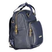 Mario Valentino Blue Polyethylene Women Backpack