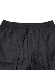 Dolce & Gabbana Black Cotton Men Pajama Set Sleepwear