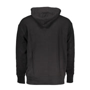 Tommy Hilfiger Black Cotton Men Sweater Hoodie