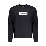 Napapijri Black Cotton Men Sweater