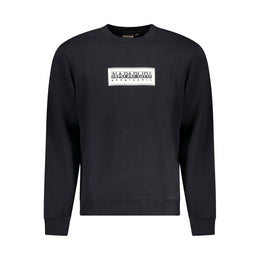 Napapijri Black Cotton Men Sweater