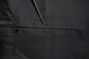 Emporio Armani Black Cotton Long Sleeves Formal Dress Shirt
