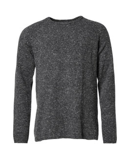 Dolce & Gabbana Gray Wool Knitted Round Neck Pullover Sweater