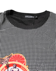 Dolce & Gabbana Black Graphic Print Short Sleeve T-shirt