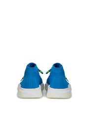 Balenciaga Blue Cotton Athletic Sneakers