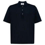Alpha Studio Blue Cotton Polo Shirt