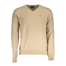 La Martina Beige Wool Sweater