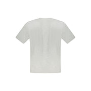 North Sails Gray Cotton Men T-Shirt