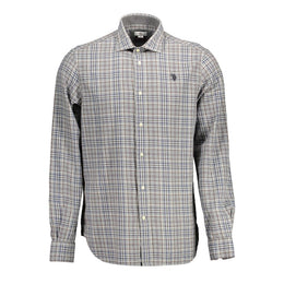 U.S. POLO ASSN. Brown Cotton Men Shirt