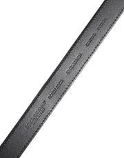 Dolce & Gabbana Red Exotic Leather Brass Metal Buckle Belt