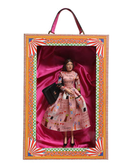 Dolce & Gabbana Pink Dress Ceramic Porcelain Fashion Leather Sicily Dolls