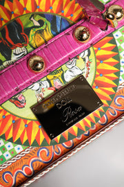 Dolce & Gabbana Pink Dress Ceramic Porcelain Fashion Leather Sicily Dolls