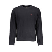 Napapijri Black Cotton Men Sweater