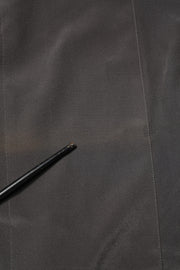 Dolce & Gabbana Dark Gray Silk GOLD Dress Formal Shirt