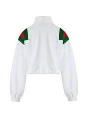 Gucci White Polyester Logo Sweatshirt